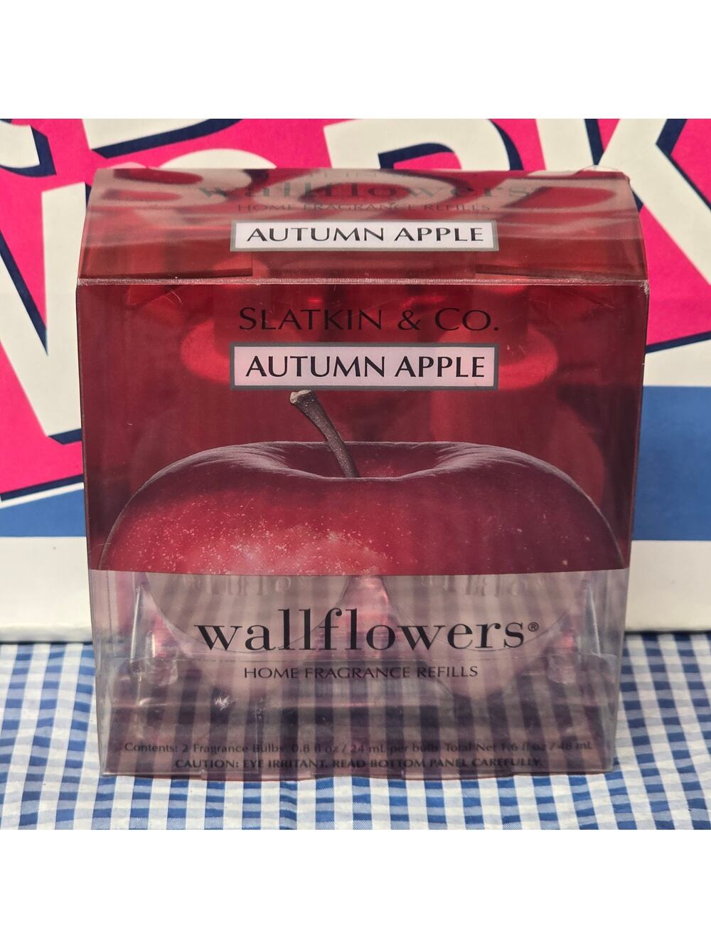 Slatkin & Co / BBW Autumn Apple Wallflowers Home Fragrance Refills 2 Pack Rare